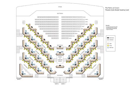 Seating Plans at The Palms .